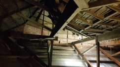 Inside the roof space - renovation works 2015